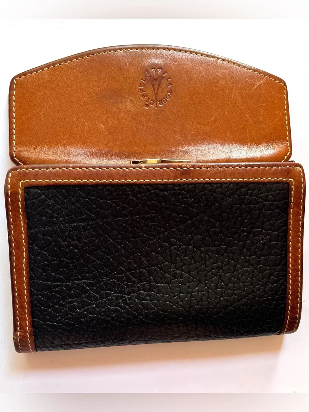 La Tour Eiffel Paris 1887 Leather Clutch Wallet